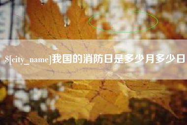 桦甸我国的消防日是多少月多少日