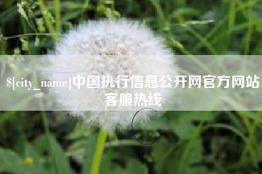 桦甸中国执行信息公开网官方网站客服热线