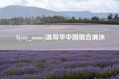 桦甸温哥华中国组合滑冰