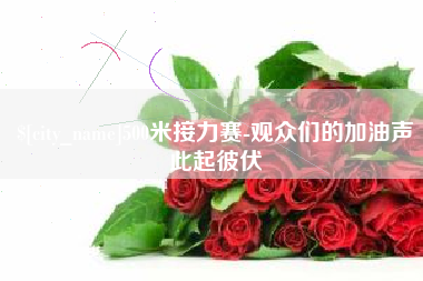桦甸500米接力赛-观众们的加油声此起彼伏