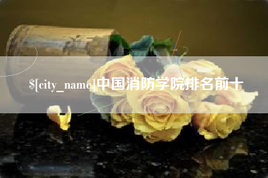 桦甸中国消防学院排名前十