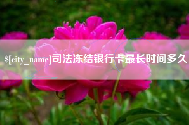 桦甸司法冻结银行卡最长时间多久