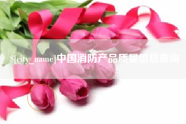 桦甸中国消防产品质量信息查询