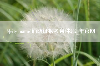 桦甸消防证报考条件2024年官网