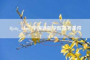 桦甸中国消防学院报考条件