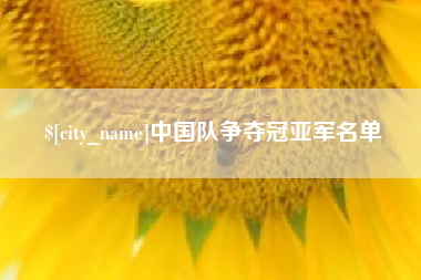 桦甸中国队争夺冠亚军名单