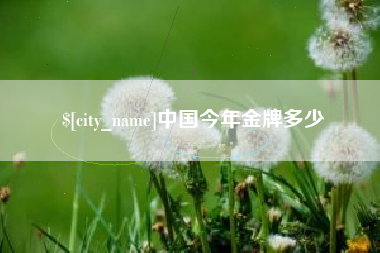 桦甸中国今年金牌多少