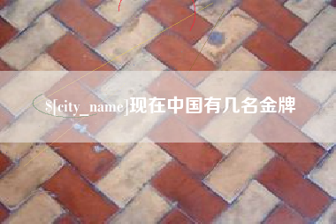 桦甸现在中国有几名金牌
