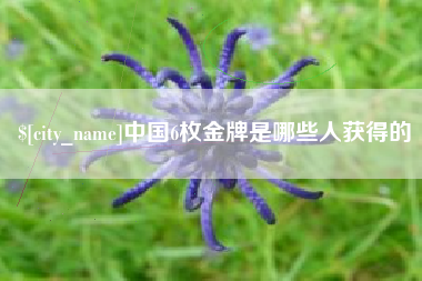 桦甸中国6枚金牌是哪些人获得的