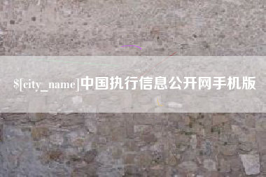 桦甸中国执行信息公开网手机版