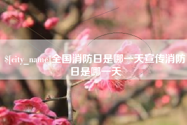 桦甸全国消防日是哪一天宣传消防日是哪一天