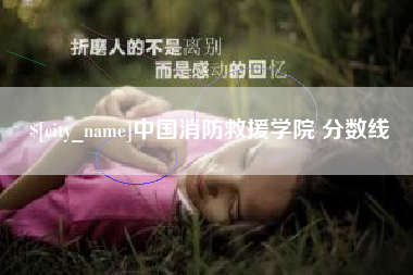 桦甸中国消防救援学院 分数线