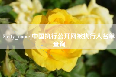 桦甸中国执行公开网被执行人名单查询