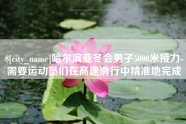 桦甸哈尔滨亚冬会男子5000米接力-需要运动员们在高速滑行中精准地完成