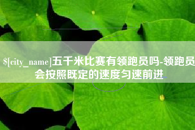 桦甸五千米比赛有领跑员吗-领跑员会按照既定的速度匀速前进