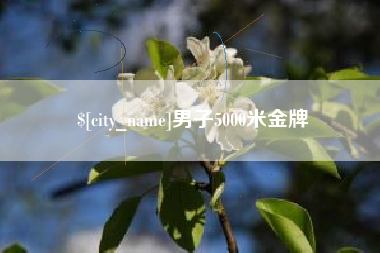 桦甸男子5000米金牌