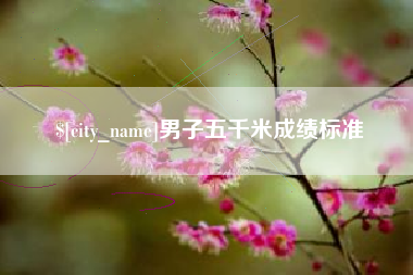 桦甸男子五千米成绩标准