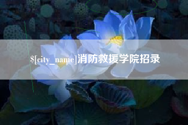 桦甸消防救援学院招录