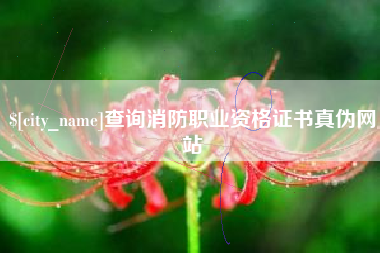 桦甸查询消防职业资格证书真伪网站