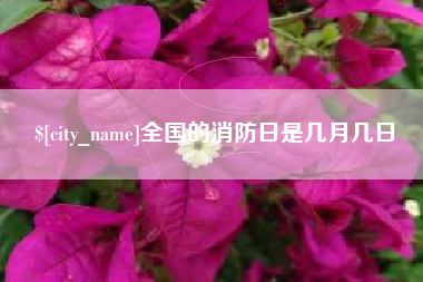 桦甸全国的消防日是几月几日