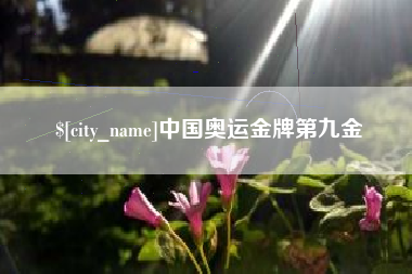 桦甸中国奥运金牌第九金