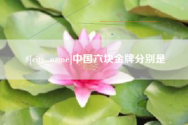 桦甸中国六块金牌分别是